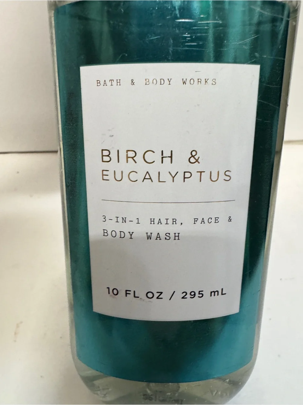 Bath Body Works Birch Eucalyptus 3 in 1 Hair Face Body Wash 10 OZ